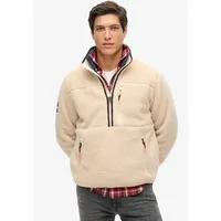 Superdry »OUTDOOR FLEECE HALF ZIP«, weiß