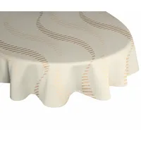 Wirth Tischdecke »LUPARA«, 1, St.), oval beige