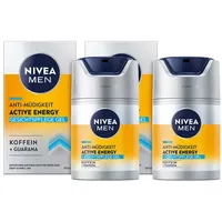 NIVEA MEN Active Energy Gesichtspflege Gel Anti-Müdigkeit Koffein Guarana