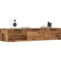 VidaXL Wandregal 102 x 30 x 20 cm Braun