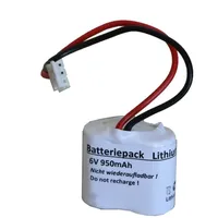 Akkuman Batteriepack 6V 950mAh Lithium F2x1 mit Kabel JST