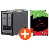 UGREEN NASync DXP2800 NAS System 2-Bay inkl. Seagate IronWolf