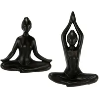 I.GE.A. »Yoga-Frau« 2er Set, Yogafigur, Yogaskulptur