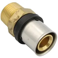 Pipetec Pressfitting Übergang 20x2 mm 1/2 Zoll ag TH