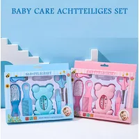 Tpfbeauty Babypflege-Set 8-teilig mit Badewannen-Thermometer, Rosa