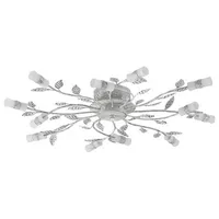 LINDBY LED-Deckenleuchte Bolonia, bronze/weiß, Ø 80 cm