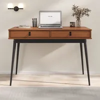 Idimex Wanda mit 2 Schubladen Kiefer massiv, Schreibtisch aus
