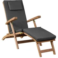 DeVries de Vries deVries Woodie Deckchair inkl. Auflage uni