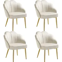Tectake tectake® Cocktailsessel, gepolstert, mit Samtbezug, runde, pulverbeschichtete Stahlbeine,