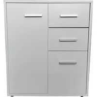 Hti-Living HTI-Living, Kommode mit 2 Schubladen Nina Weiß