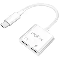 Logilink USB-C Adapter mit PD-Ladeport (PowerDelivery) max. 60 W,