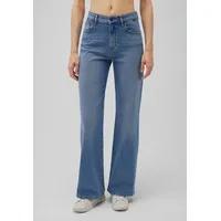 Mavi Damen Malibu Jeans, Mid Indigo Brushed 90'S, 32/28