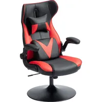 Vinsetto Gaming Stuhl mit Wippenfunktion, ergonomischer Computerstuhl, höhenverstellbar Bürostuhl,