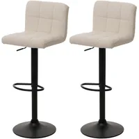 MCW Barhocker G87 2er-Set 450 g/m2 Creme-Beige