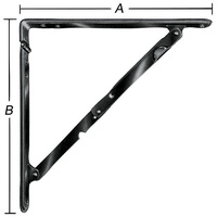 Vormann Klappkonsolen weiss 400 x 400 mm Nr.151400LW -