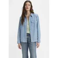 Levi's Damen Iconic Western Langarmhemd - Old 517 Blue