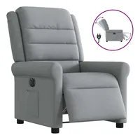 VidaXL Relaxsessel 91,5 x 102,5 x 91,5 cm Hellgrau