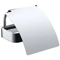 Brillantbad BOLO Papierrollenhalter mit Deckel Messing Chrom poliert 128x64x130