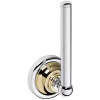Brillantbad BETRO GOLD Reservepapierrollenhalter Messing Gold Chrom 65x170x65 mm