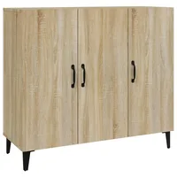 VidaXL Sideboard Sonoma-Eiche 90x34x80 cm Holzwerkstoff