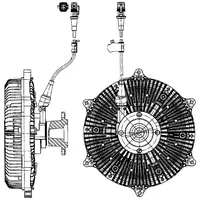 Mahle CFC 213 000P Kupplung Kühlerlüfter u.a. passend für