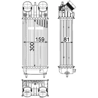Mahle CI 418 000P Ladeluftkühler