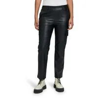 Cartoon Schlupfhose mit aufgesetzten Taschen Schwarz,46 | 46