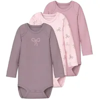 NAME IT 3er-Pack Strampler in BARELY PINK | Gr.: