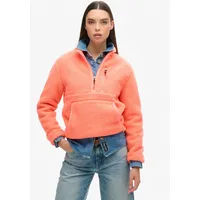 Superdry Fleecepullover Outdoor Half Zip Fleece Rot M