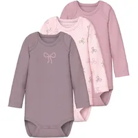 NAME IT 3er-Pack Strampler in Barely Pink | Gr.: