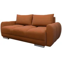 Mirjan24 Sofa, Braun, Holz, Kiefer, 2-Sitzer, Rechteckig, 186x89x97 cm,