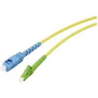 Vivanco 45715 Glasfaser Netzwerkkabel, Patchkabel SC, LC 5 m