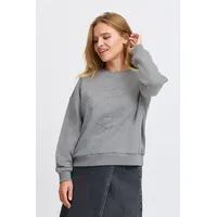 Pulz Jeans Rundhalspullover PZTABITA Logo Sweatshirt stylischer Pullover XS