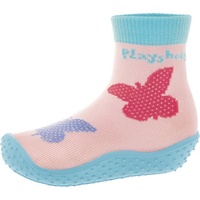 Playshoes Aqua-Socke Schmetterlinge, 18/19