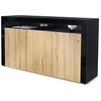 Vladon Sideboard Valencia (Sideboard, mit 3 Türen und 1