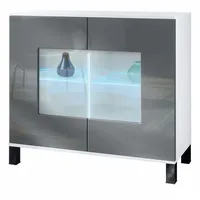 Vladon Kommode Grömitz V3 (Moderner Küchenschrank, mit 2 großen