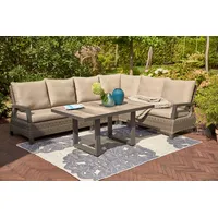 Siena Garden Gartenlounge-Set »Corido«, (5 tlg.), grau