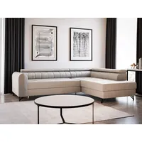 Sofnet Ecksofa Alice mit Schlaffunktion und Bettkasten, Wohnlandschaft mit