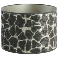 Light & Living Lampenschirm, Braun, Textil, Rund, 30x21x30 cm,