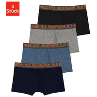 H.I.S. H.I.S Boxer in navy, grau-meliert, blau-meliert, schwarz |