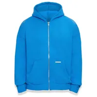 Dropsize Bazix Republiq Super Heavy Blank Zip Hoodie in