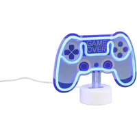 Trio Reality Leuchten LED-Tischleuchte Control Kunststoff Blau