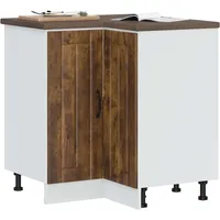VidaXL Küchen-Eckunterschrank Lucca Räuchereiche Holzwerkstoff