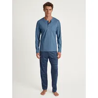 CALIDA Pyjama »Relax Imprint 2«, (2 tlg.), mit aufgesetzer