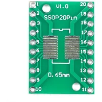 BerryBase BB SOP20 / Entwicklerboards / SMD Breakout Adapter,