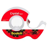Scotch Klebefilmabroller Crystal Tape rot