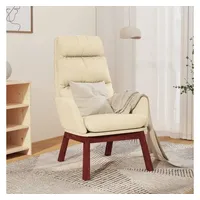 VidaXL Relaxsessel Creme Stoff