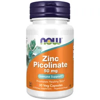 NOW Foods Zinc Picolinate, 50mg - 30 vcaps EUR/kg)