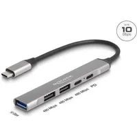 DeLock 64298 - USB 3.1/2.0 Hub 4 Port, USB-C