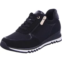 Marco Tozzi Damen Sneaker flach Vegan Freizeit, Schwarz 38